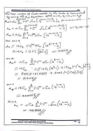 VTU CBCS E&C 5th sem Information theory and coding(15EC54) Module -5 notes