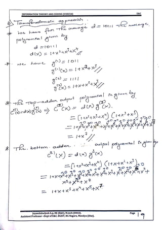 VTU CBCS E&C 5th sem Information theory and coding(15EC54) Module -5 notes