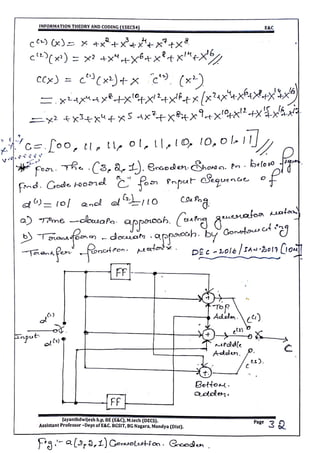 VTU CBCS E&C 5th sem Information theory and coding(15EC54) Module -5 notes
