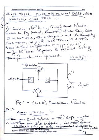 VTU CBCS E&C 5th sem Information theory and coding(15EC54) Module -5 notes