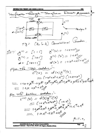 VTU CBCS E&C 5th sem Information theory and coding(15EC54) Module -5 notes