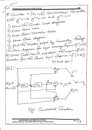 VTU CBCS E&C 5th sem Information theory and coding(15EC54) Module -5 notes