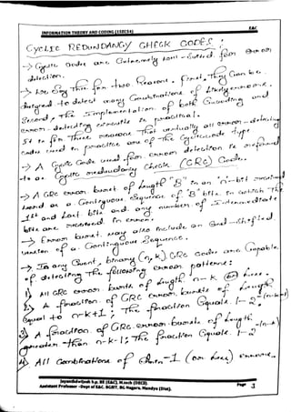 VTU CBCS E&C 5th sem Information theory and coding(15EC54) Module -5 notes