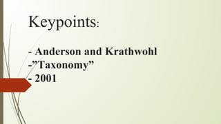 Module 5. blooms taxonomy | PDF
