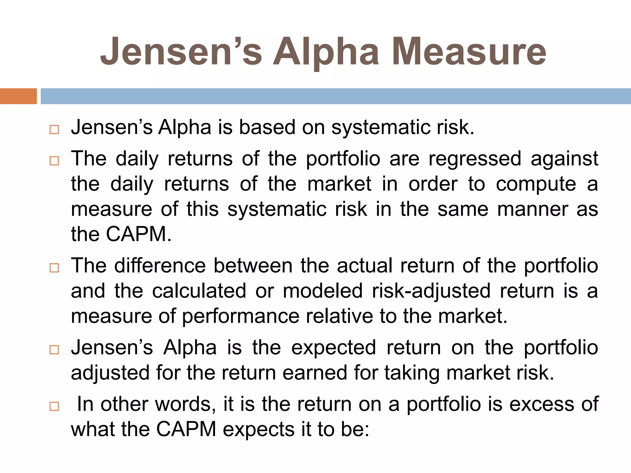 Portfolio Evaluation and Revision | PPTX