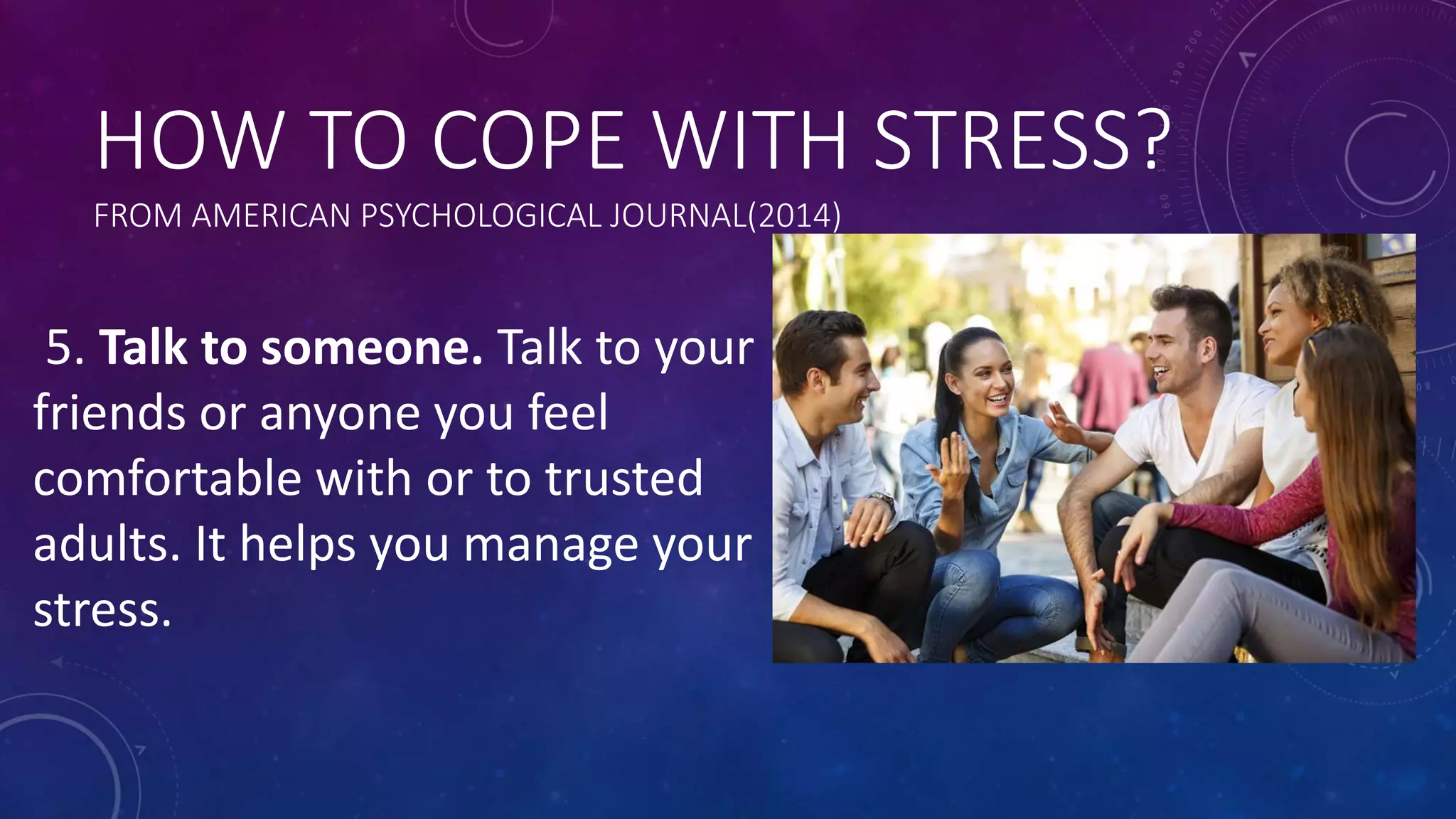 Coping with stress in middle and late adolescence | PPTX