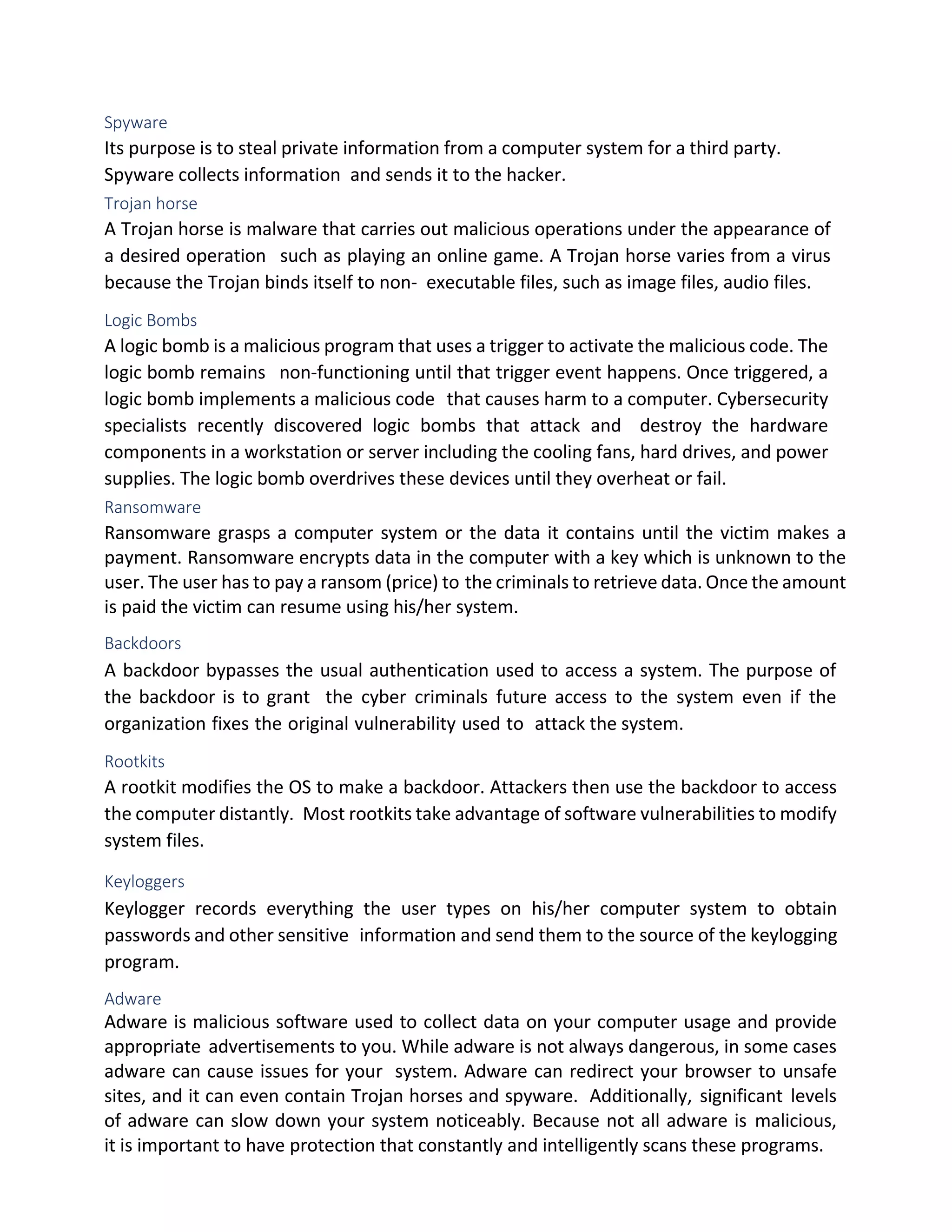 Module 5.Malware | PDF