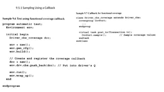 9.5.1 Sampling Using a Callback
 