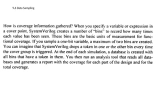 9.6 Data Sampling
 