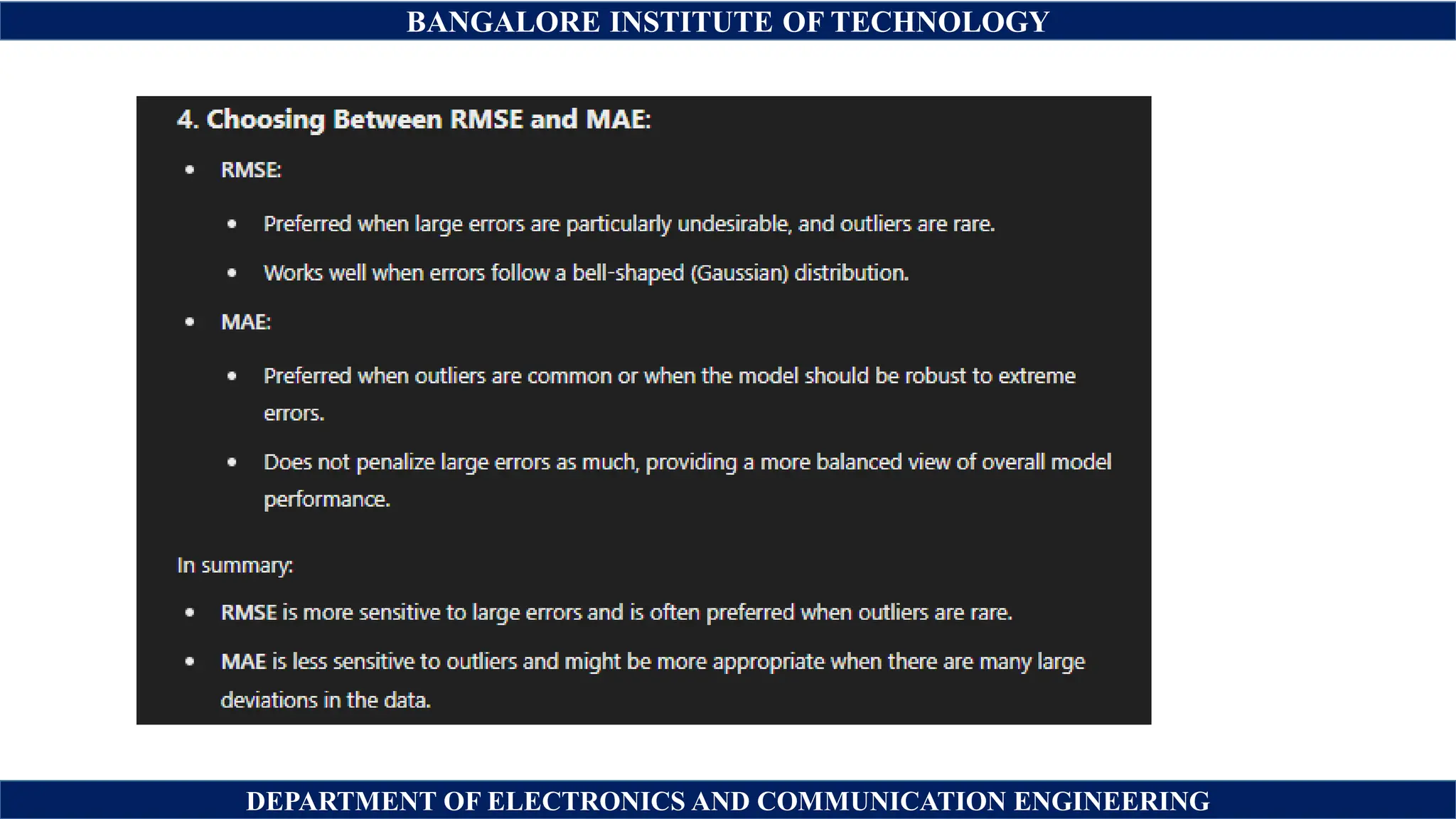 BANGALORE INSTITUTE OF TECHNOLOGY
DEPARTMENT OF ELECTRONICS AND COMMUNICATION ENGINEERING
 