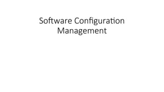 Comprehensive Guide to Software Configuration and Project Management ...
