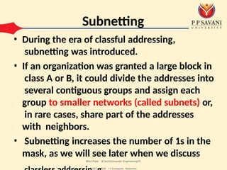 module 5 network layer which is based on computer networks by mitul ...