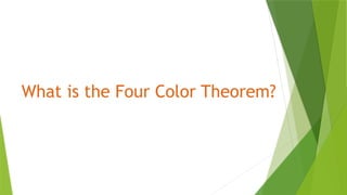 What is the Four Color Theorem?
 