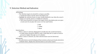 User Interface Design Module 5 screen based controls | PDF