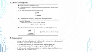 User Interface Design Module 5 screen based controls | PDF