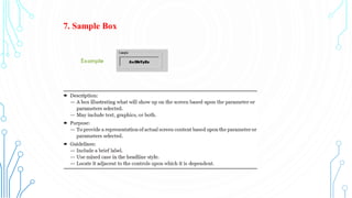 User Interface Design Module 5 screen based controls | PDF
