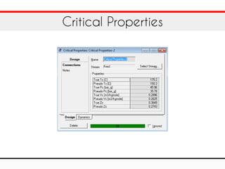 Critical Properties
 