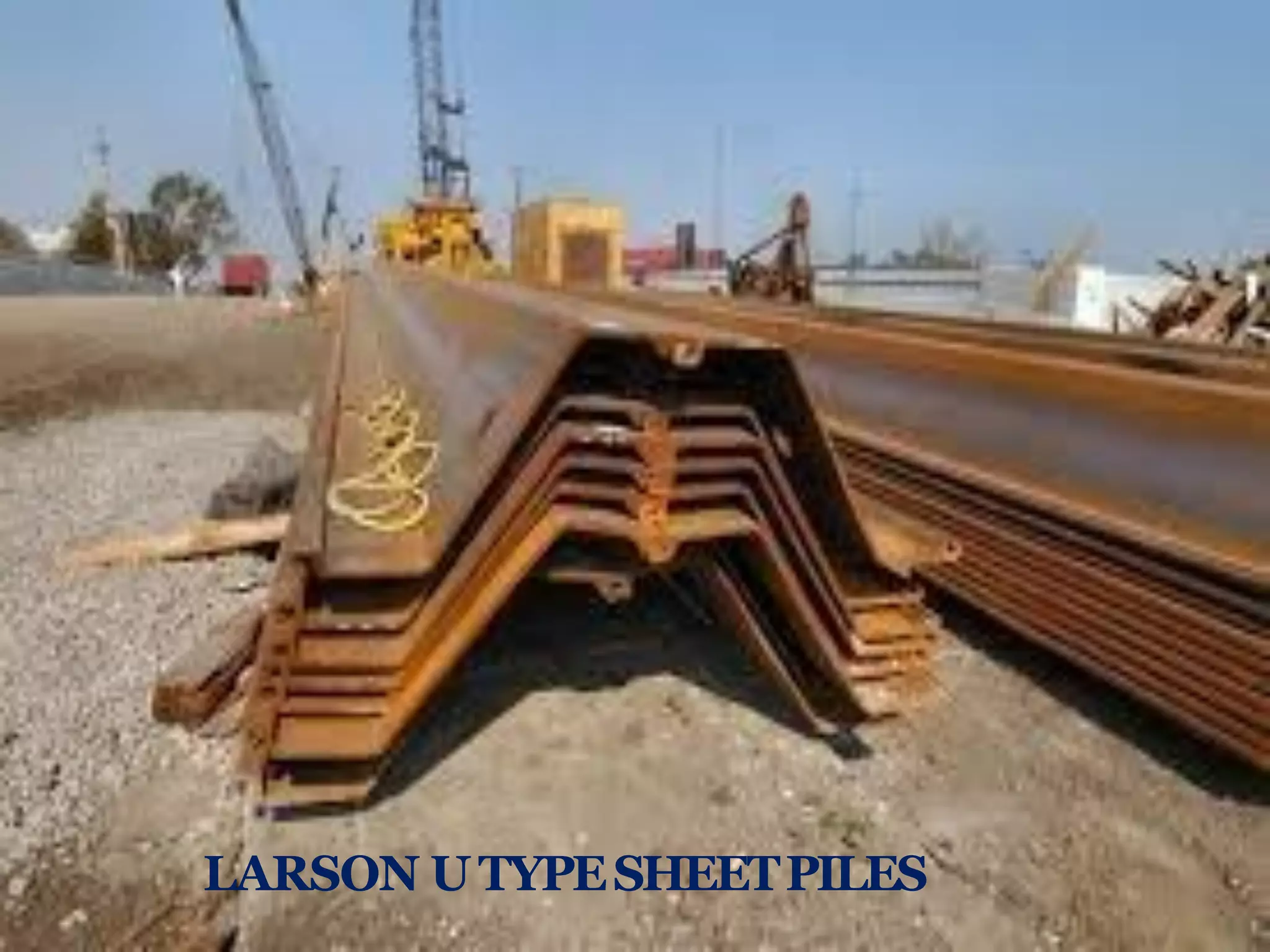 LARSON UTYPESHEETPILES
 