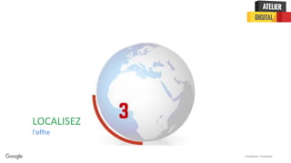 Confidential + Proprietary
LOCALISEZ
l'offre
 