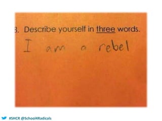 #SHCR @school4radicals#SHCR @School4Radicals
 