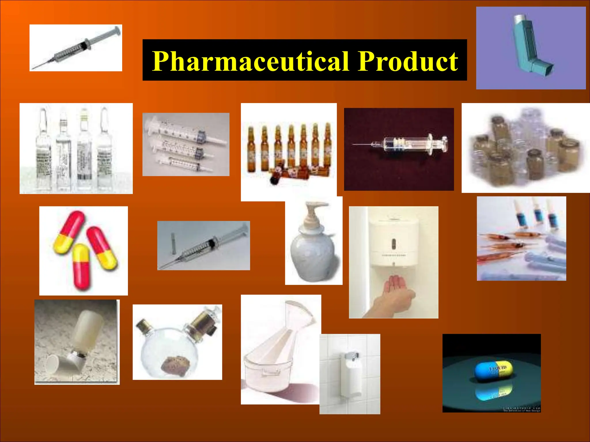 Pharmaceutical Product
 