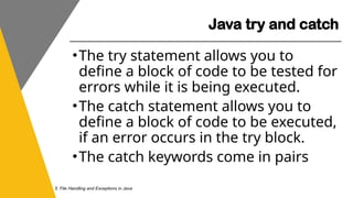 Module 5_Ch1 - File Handling And Exception.pptx