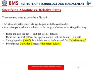 Absolute Path Vs Relative Path Python Image Comprehensive Guide to Python File Handling and Path Management | PDF
