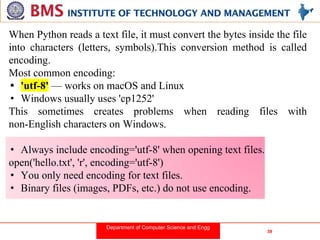 Comprehensive Guide to Python File Handling and Path Management | PDF