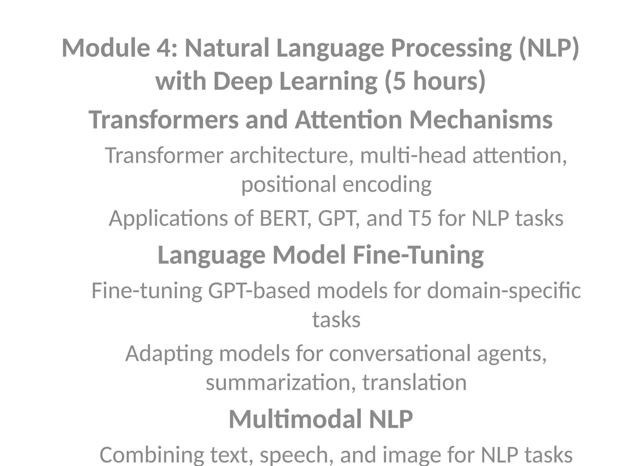 Module 5 Deep Learning With Nlp And Pptx Module 5 Deep Learning With Nlp And Pptx