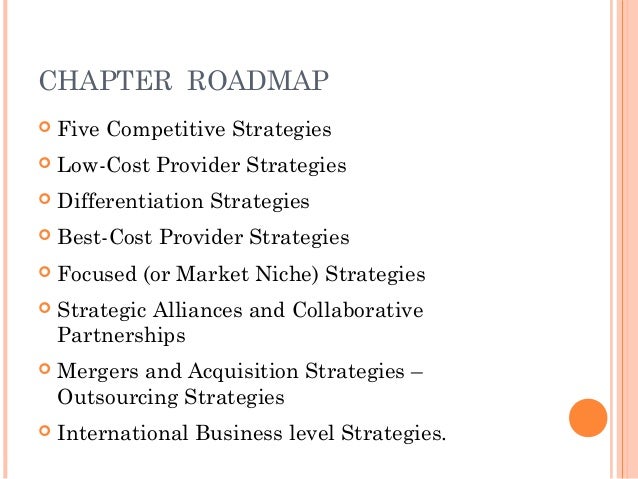 module 5 generic competitive strategies 1 a broad differentiation strategy works best in situations where