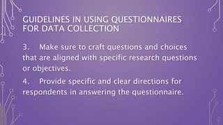 MODULE 5 LESSON 1 data collection in research practical research | PPTX