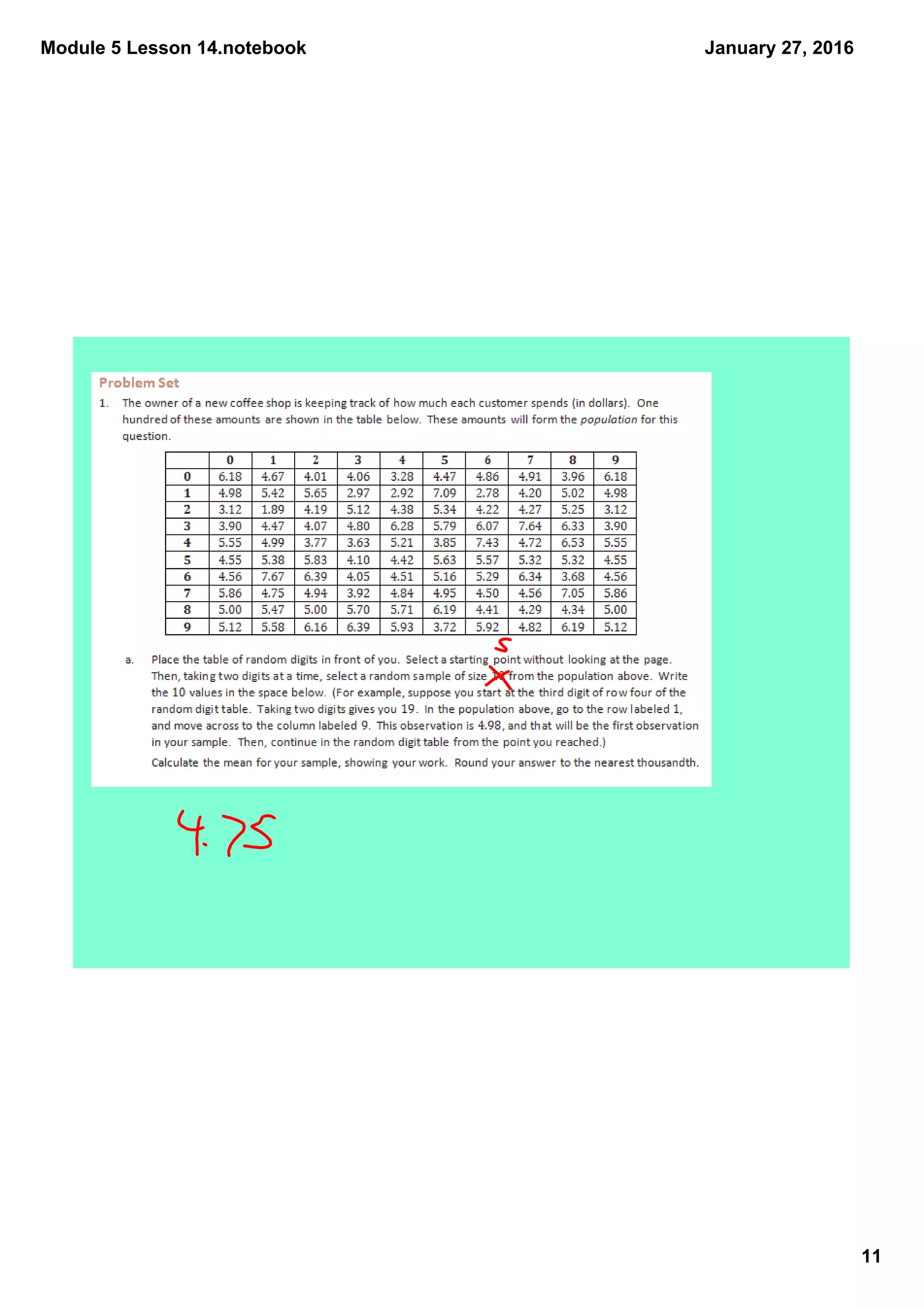Module 5 Lesson 14.notebook
11
January 27, 2016
 