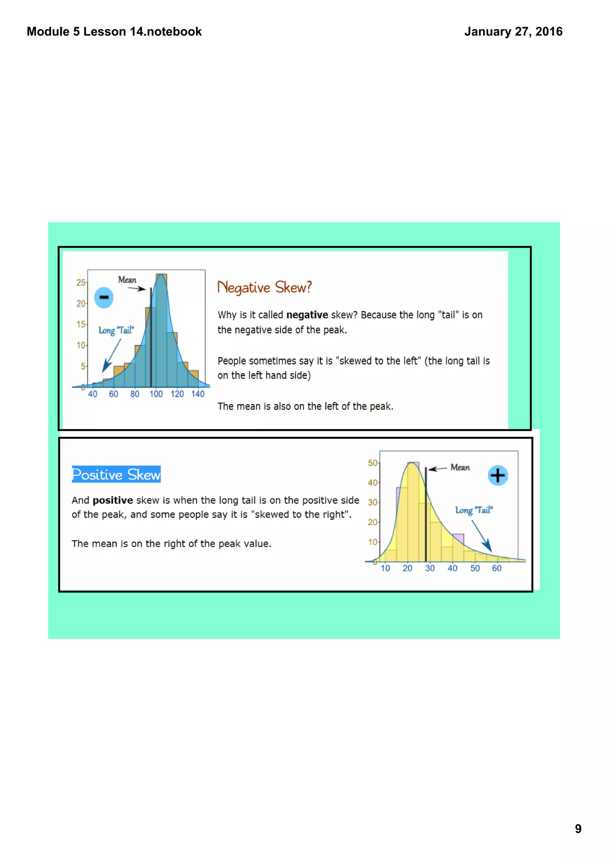 Module 5 Lesson 14.notebook
9
January 27, 2016
 