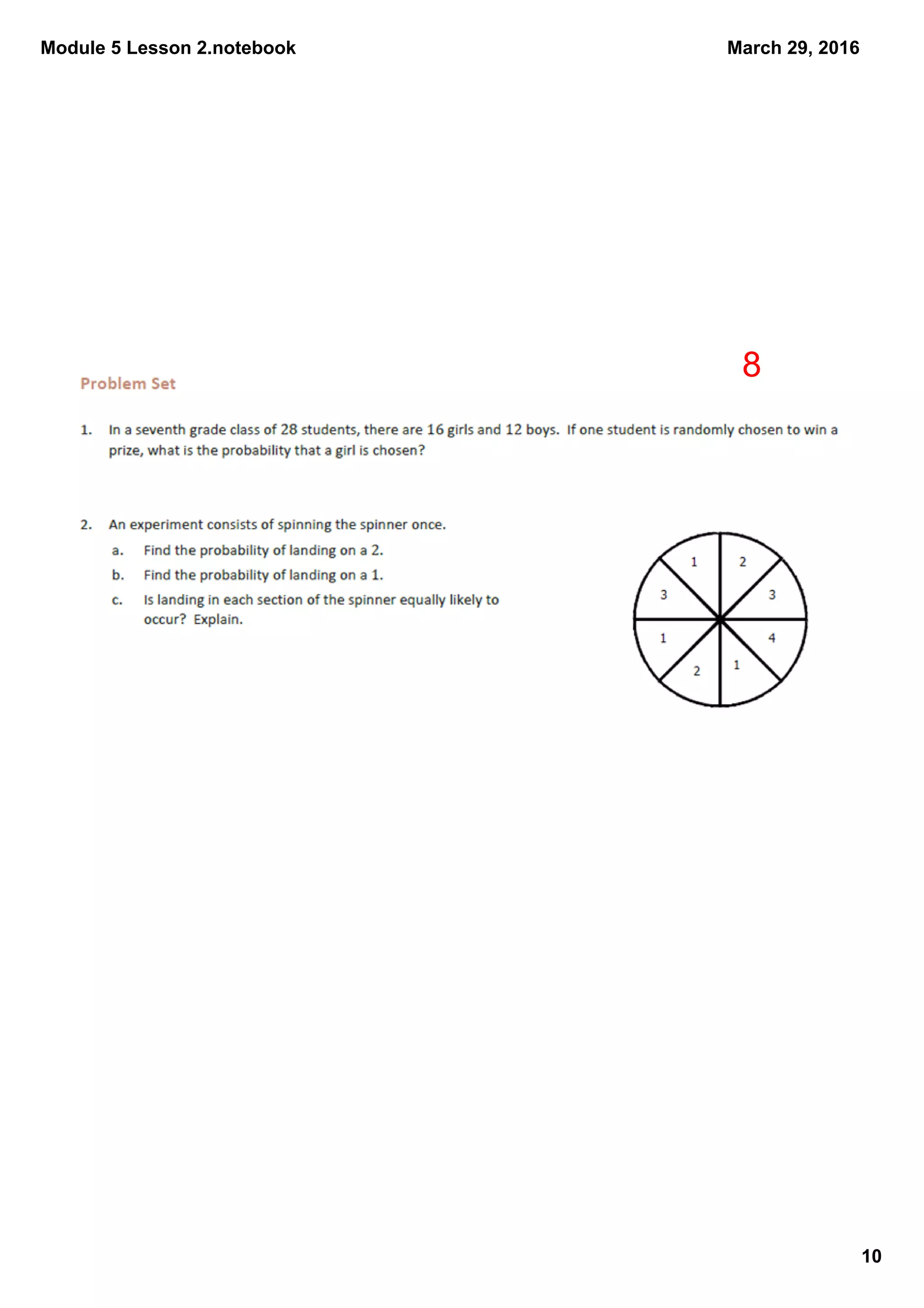 Module 5 Lesson 2.notebook
10
March 29, 2016
8