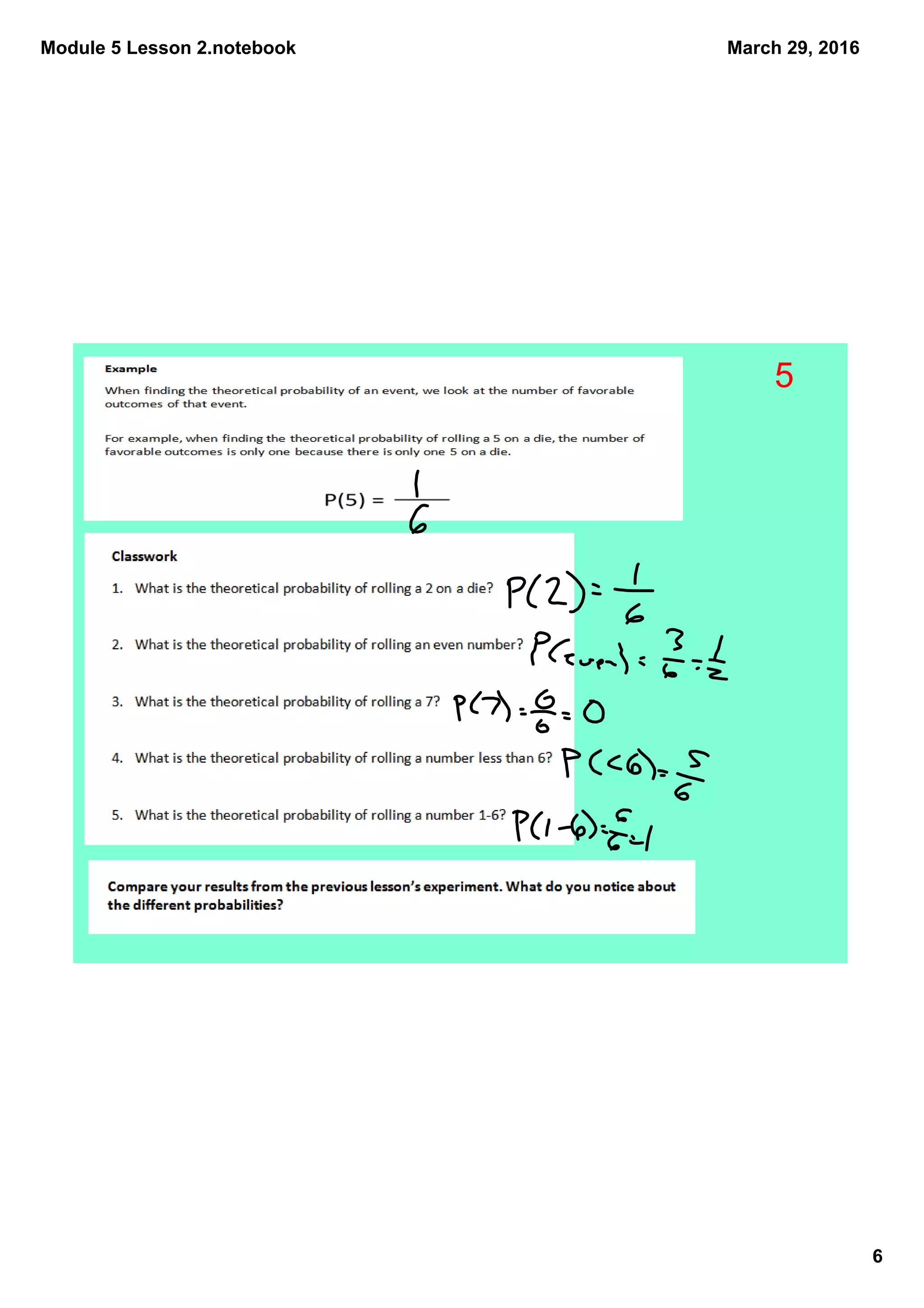 Module 5 Lesson 2.notebook
6
March 29, 2016
5