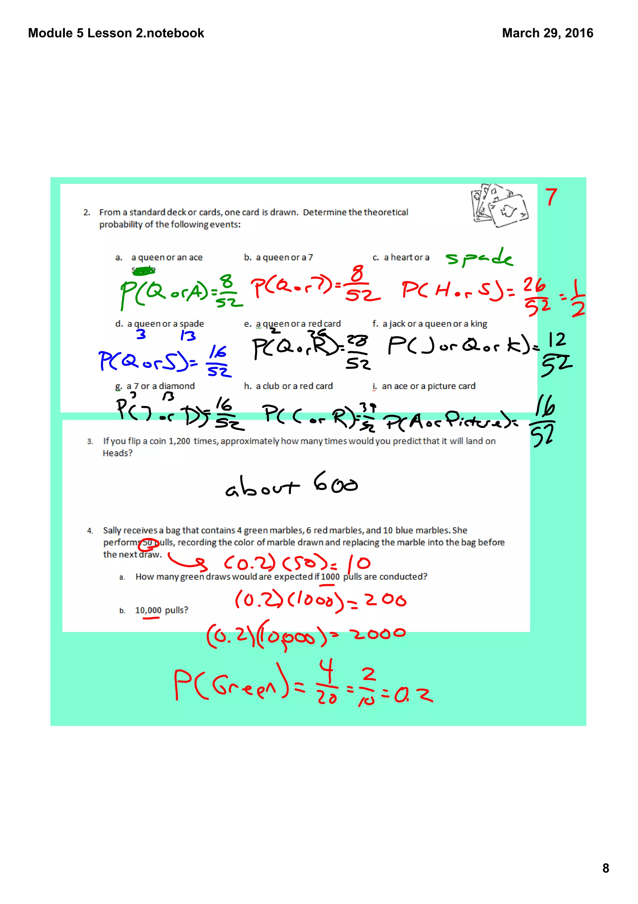 Module 5 Lesson 2.notebook
8
March 29, 2016
7