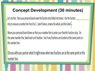 Concept Development (30 minutes)
 