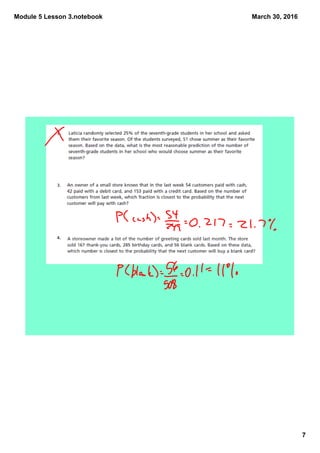 Module 5 lesson 3 | PDF