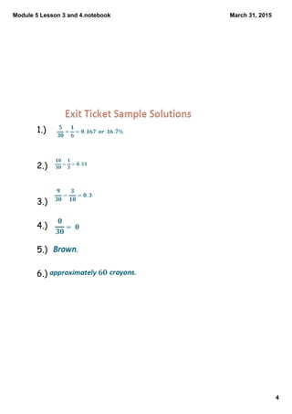 Module 5 Lesson 3 and 4.notebook
4
March 31, 2015
1.)
2.)
3.)
4.)
5.)
6.)
 
