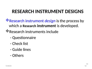 Module measurement of events in health research | PPT