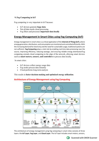 Comprehensive Overview of Fog Computing and Its Applications in IoT and ...