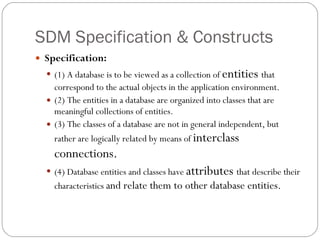 Database Sdm Module 5 oodb systems semantic db systems | PPT