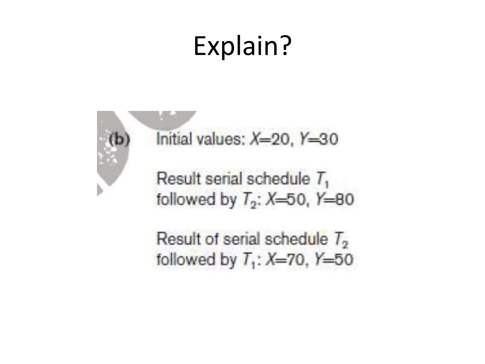 Explain?
 