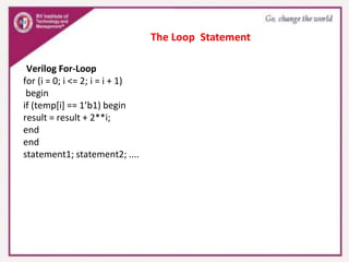digital system design using verilog Module 5 ppt.pptx