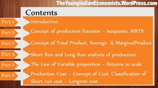 Production and Cost | PDF