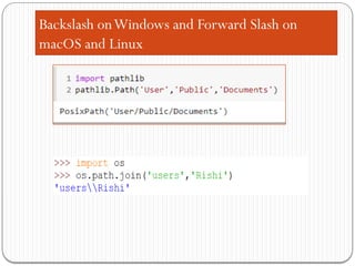 Module 5_Reading and Writing Files.pptx. | PPTX
