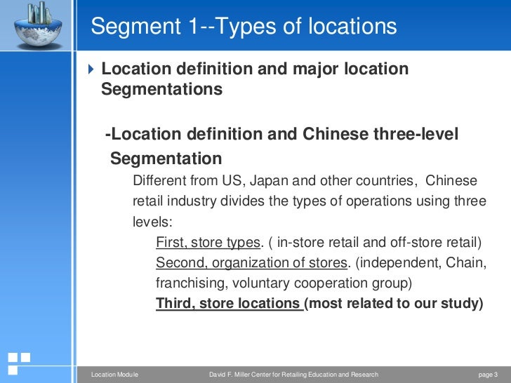 Module 5 retail location selection
