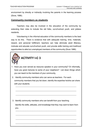 Module 5 school and community partnership | PDF