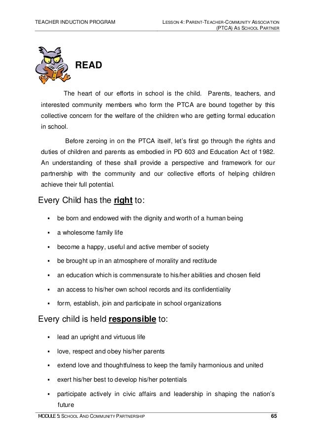 Module 5 School And Community Partnership