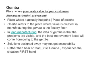 Genba Signage Workplace management : 5S / Visual Control | PDF
